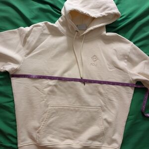 PCVL Hoodie Cotton Ecru Men's Cream Hoodie